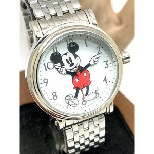 Disney Silver and White Mickey Mouse Watch